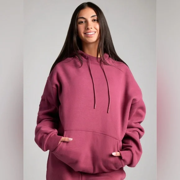 COMFRT SET AIRPLANE BERRY SWEATPANTS & HOODIE SET - Picture 8 of 9